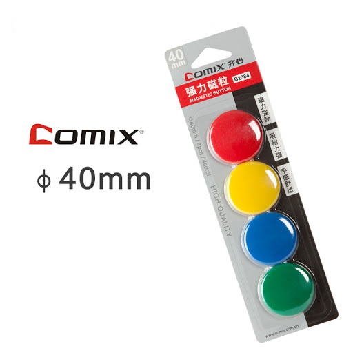 Comex - Magnet 40 mm - Card Pack of 4 Pieces