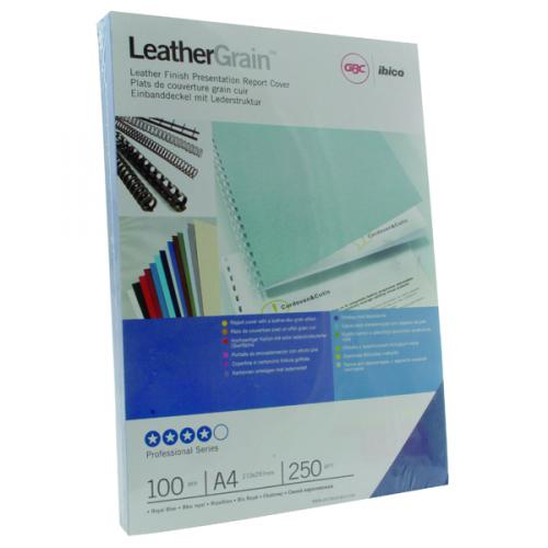GBC - Snail Binding Cover 250g A4 Size - Blue Color Pack of 100 Sheets