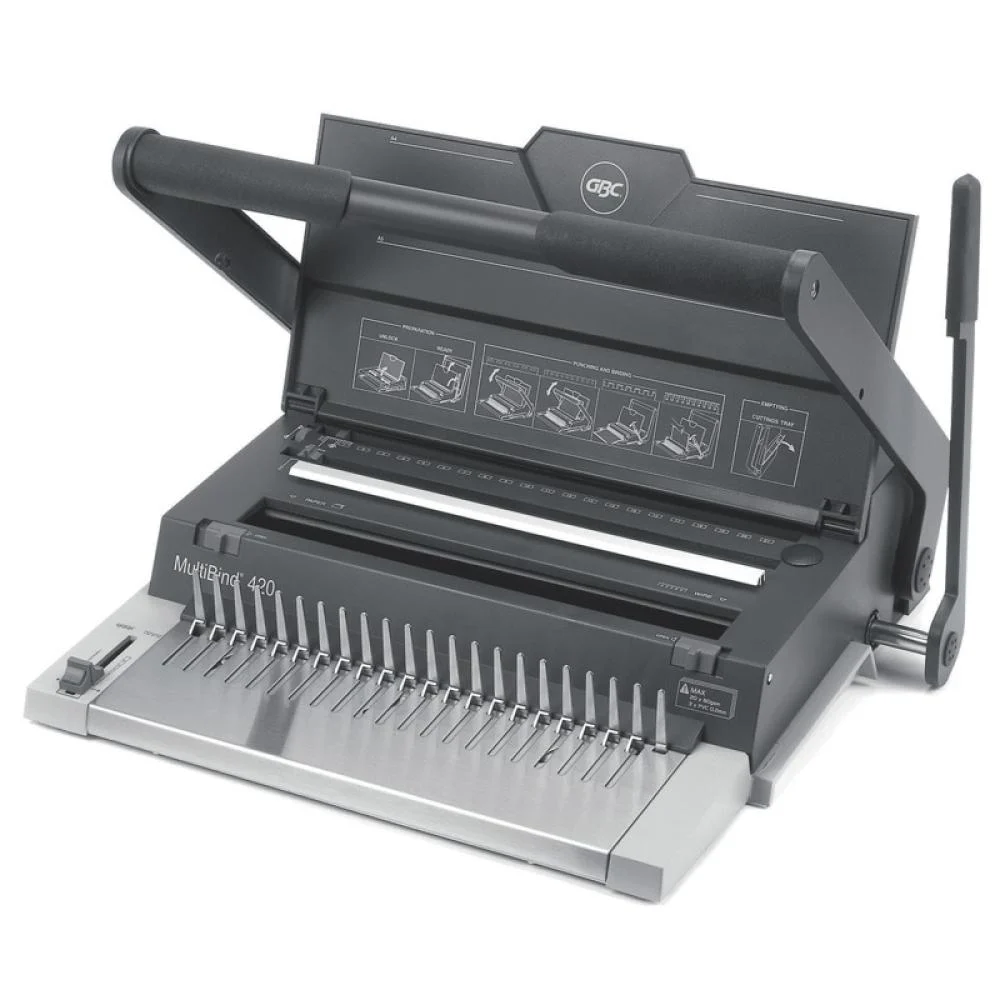 GBC - Manual snail punching and binding machine (iron + plastic) 420