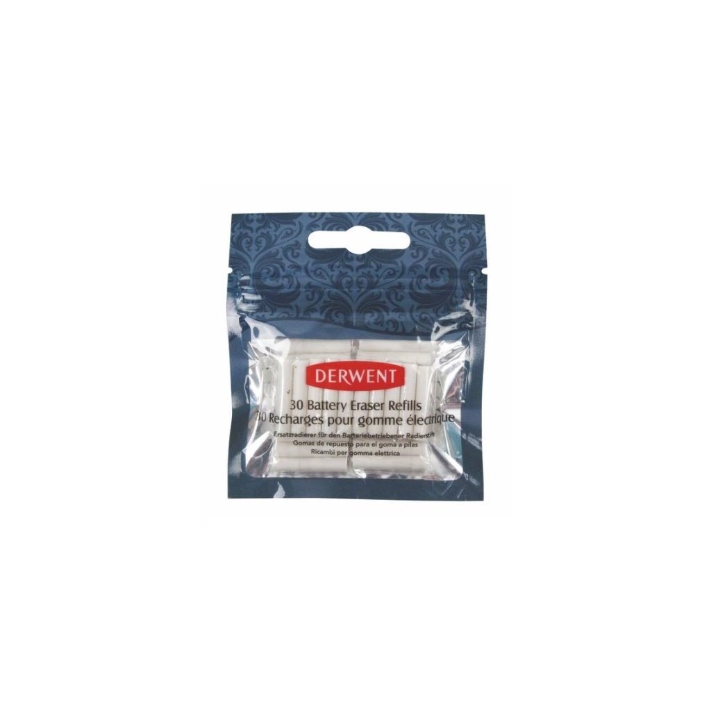 Derwent Dry Battery Wiper Replacement Bag Pack of 10 3X