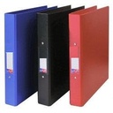 Rexel - A4 short 2-ring file folder, multi-colour