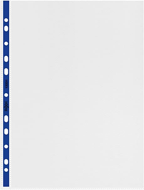 Rexel - Blue Perforated Short Briefcase NPR/A4 Box Pack of 100 Pieces