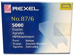 Rexel - Upholstery Pins No. 87/6, Pack of 5000 Pins
