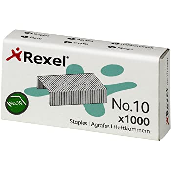 Rexel - Staples No. 10, 20 pack box (1000 staples)