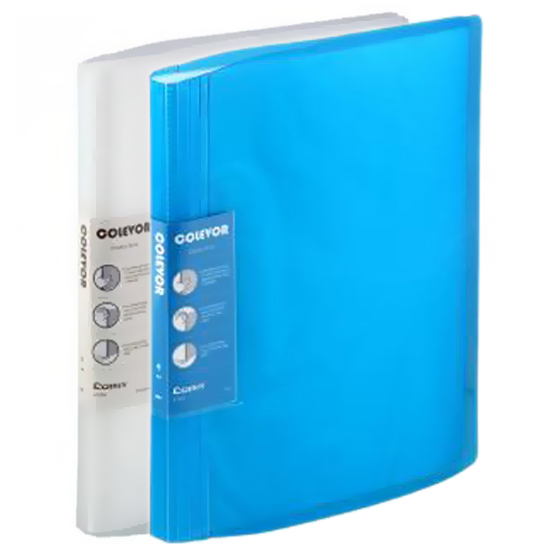 كومكس - حافظة اوراق شفاف 100جيب مقاس A4 – ملون - COLEVOR