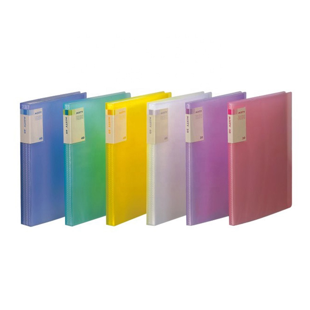 Comex - 30-pocket transparent folder, A4 size - colored
