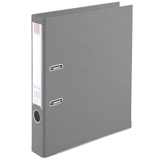 Comex - double-sided plastic box file, flask size - silver grey