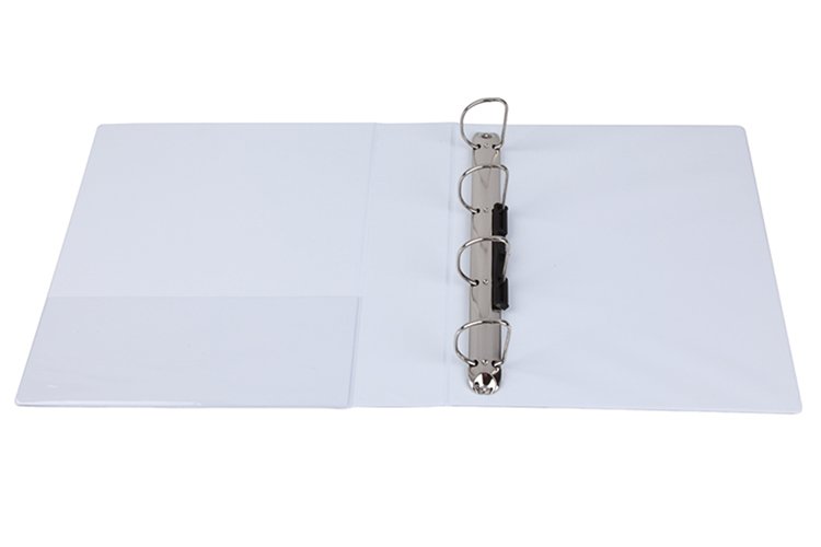 Comex - 4-ring binder, 65 mm, 650 sheet capacity - A4 white