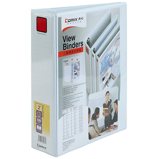 Comex - A4 white file folder, 500 sheets - 3 rings