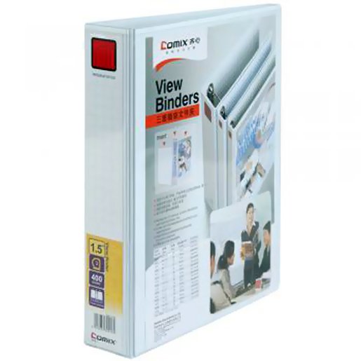Comex - 3-ring binder 40mm ("1.5") - capacity 400 sheets - white A4