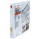 Comex - 4-ring binder, 250-sheet capacity - white, A4 size