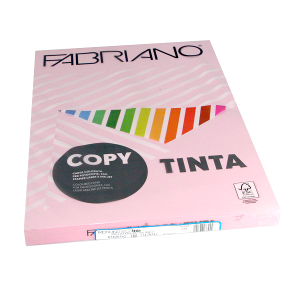 Fabriano - 200 gsm light pink A4 printing paper - 100 sheets