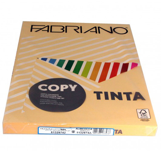 Fabriano - 80 gsm copy paper - maroon color - A3 - 250 sheets