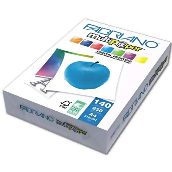 Fabriano - 140 gsm multi-use printing paper, 250 sheets - white - A4