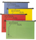 Basil Brothers - Hanging file with plastic end and iron, size FC - Box of 25 pieces - red color