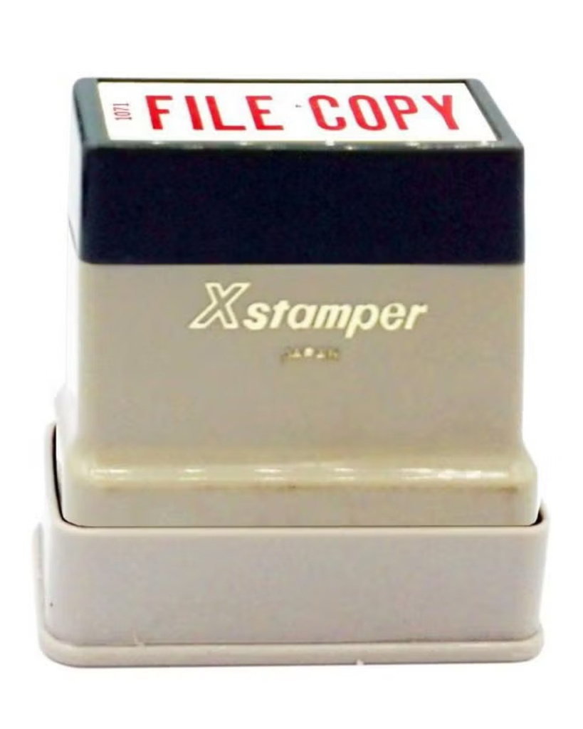 X-Stamper - Inked stamp with "File copy"