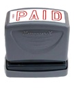 X-Stamper - Inked stamp with the word "Paid"