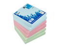 Info Note - sticky notes - pastel colored - 6 pieces, 75*75 mm, 100 sheets - 6-color tie