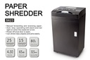 Comex - Electric Paper Shredder - 25 Sheets - 80 Liters
