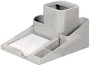 Elson - Desk Organizer, Paper and Pen Holder - Gray