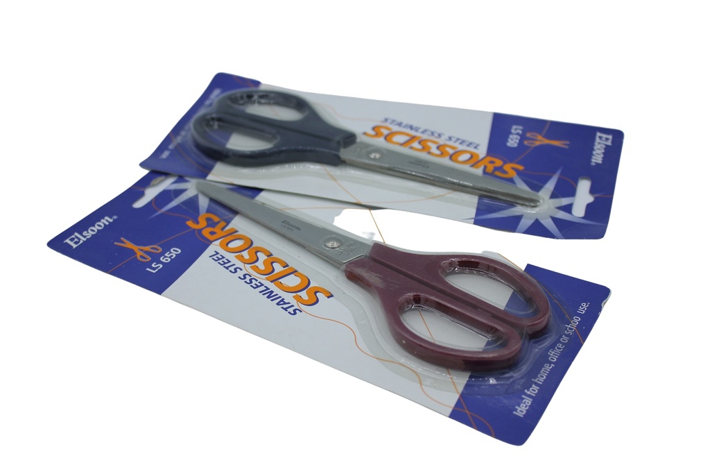 Elson - 6.5 inch paper scissors, multiple colors