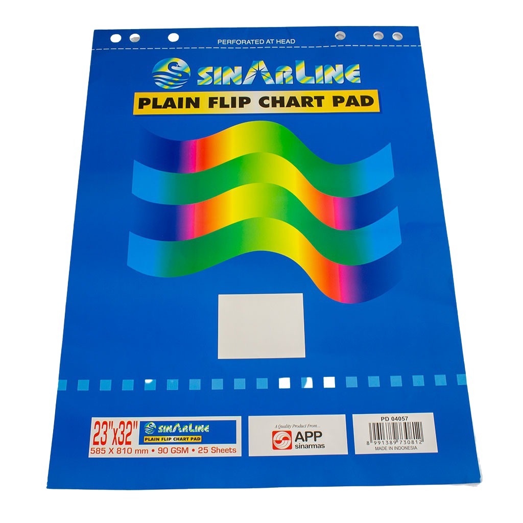 Sinar Line - Flip Chart Books, 25 Sheets, 585*810 mm A1