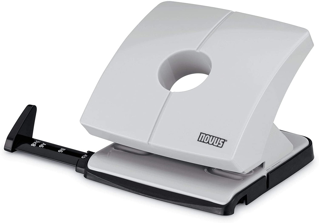 Novus - 25-sheet perforated paper punch - gray color B225