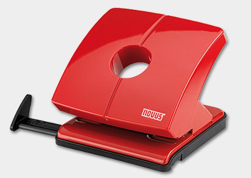 Novus - 25-sheet paper puncher - red color B225