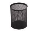 Sub - circular mesh pen holder - black