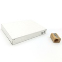 Marco - Wooden sharpener with wide perforation, box of 18 pieces - M3