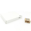 Marco - Wooden Sharpener with Two Holes, Pack of 12 Pieces - M2