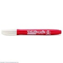 Art Line - Decorate pen with a metallic brush - glossy red color, a box of 12 pens