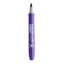 Art Line - Decorate pen with a metallic brush - glossy purple color, a box of 12 pens
