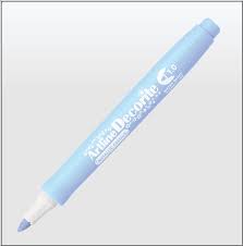 Art Line - Decorate Pen, 1mm Metallic - Glossy Blue, Pack of 12 Pens