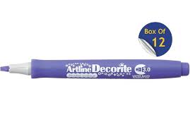 Art Line - Decorate pen 3 mm purple - pack of 12 pens
