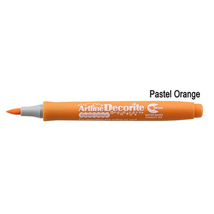 Art Line - Decorate pen 1 mm pastel orange color, box of 12 pens