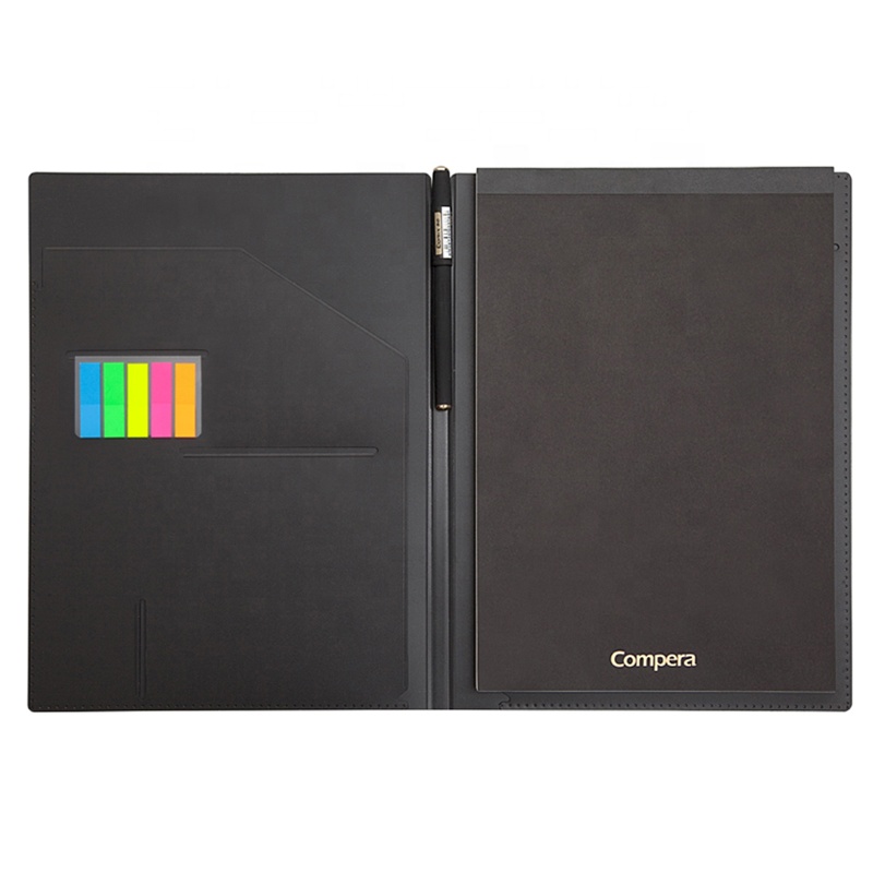 كومكس - شنطة يدوية مع بوك 80 ورقة اسود مقاس A4