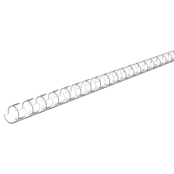 Binder Max - Snail Binding Clear 21 Rings Box of 100 Pieces