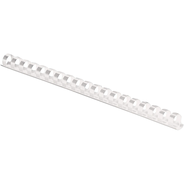 Binder Max - White Binding Snail 21 Rings 10mm Pack of 100 Pieces