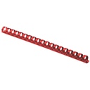 Binder Max - Red Binding Snail 21 Rings 10mm Pack of 100 Pieces