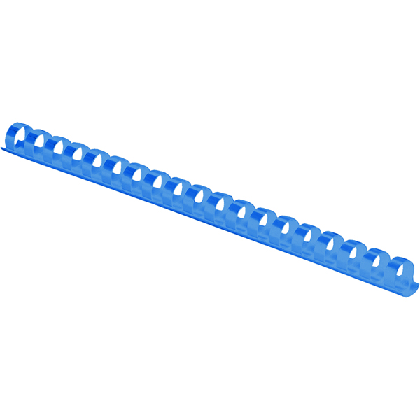 Binder Max - 21 Binding Rings 8mm (40 Sheets) Box Pack of 100 Pieces - Blue