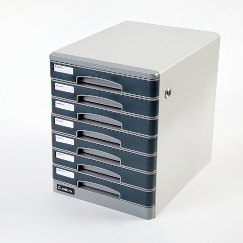Comex - 7-drawer document box with iron lock