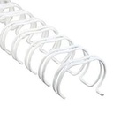 GBC - Iron snail 8mm 70 sheets - white color, box of 100 tablets - RG810570