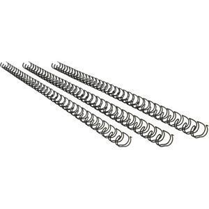 GBC - Iron snail 8mm, 70 sheets - black, box of 100 tablets - RG810510