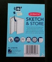 ديروينت - دفتر رسم ورق A4 - سلك - ابيض - طولي 56 صفحة 165gsm
