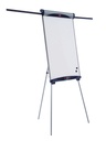Rexel - Magnetic Flip Chart Holder with Three Legs and Arms to Hold Extra Pages and Pen Holder - NOBO