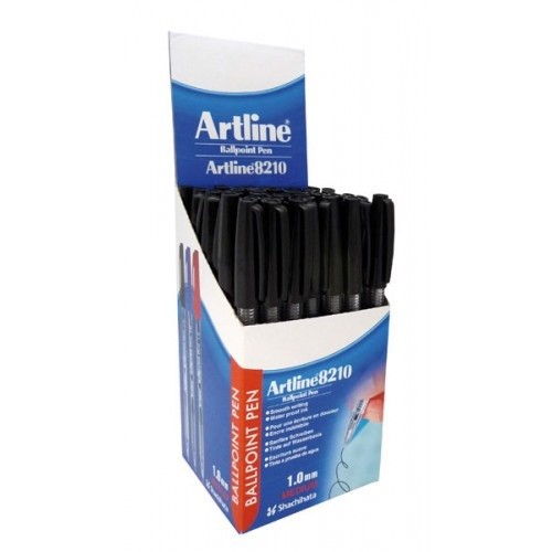Art Line - Ballpoint pen, black, 1 ml, box of 50 pens