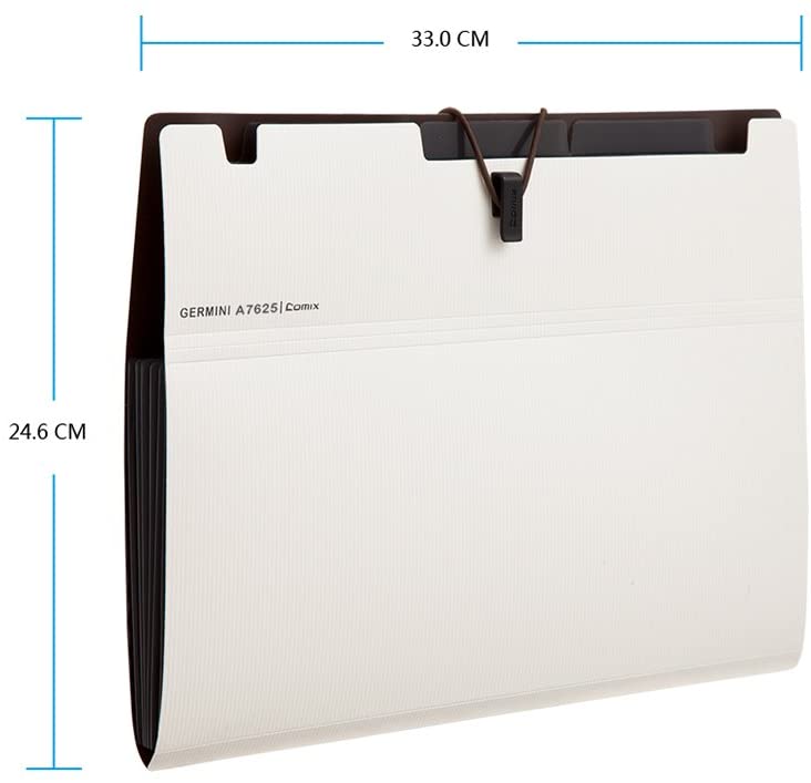 Comex - 6-Pocket A4 File Folder with Rubber
