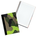 Basil Brothers - Wire bound notebook, 70 grams, 96 A4 sheets, large French squares
