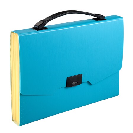 Comex - A4 Expanding File Folder, 13 Pockets with Lock - Colorful